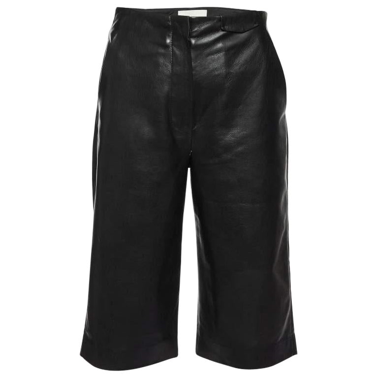 Nanushka Culottes neri in ecopelle XS