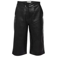 Nanushka Black Faux Leather Culottes XS