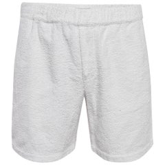 Prada Short en coton éponge blanc L