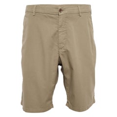 Loro Piana Short en coton vert 3XL