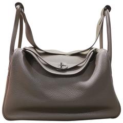Hermes Lindy Etoup 34cm in Taurillon Clemence Leather