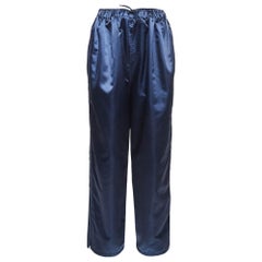 Fendi Blue Satin Parachute Trackpants M