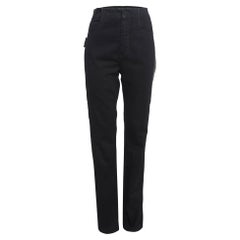Bottega Veneta Black Side Stripe Denim Jeans M Waist 32"