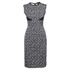 Louis Vuitton Grey Monogram Shadow Jersey Short Dress M