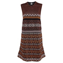 M Missoni - Vestito midi in maglia di lurex a motivi multicolore M. L.A.