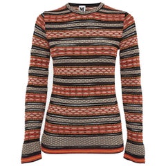 M Missoni Top in maglia a fantasia multicolore S.I.M.