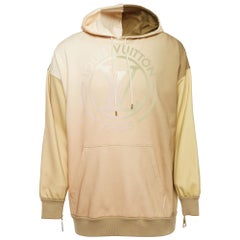 Louis Vuitton Multicolor Gradient Fleece Jersey LV Circle Hoodie L