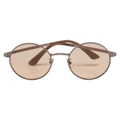 Used Giorgio Armani Brown  AR6140 Round Sunglasses