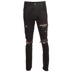 Amiri Schwarze Distressed Denim Jeans im Used-Look XL Taille 36"