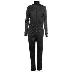 Givenchy Black Neoprene Logo Band Detail Jumpsuit M