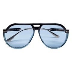 Dior Black/Blue DiorClub3 Aviator Sunglasses
