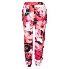 MSGM Multicolor Printed Cotton Track Pants S