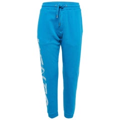 Pantalon de survêtement Kenzo imprimé en coton bleu S