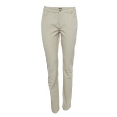 Joseph Tan Gabardine Skinny-Hose in Hellbraun L