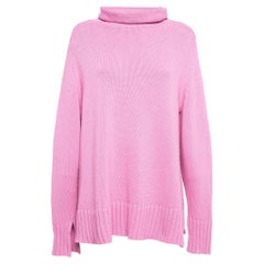 Joseph Rosa Rollkragenpullover mit Strickmuster M