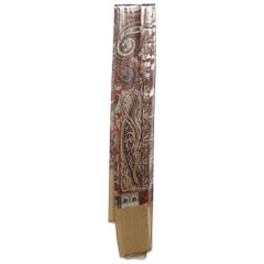 Etro Multicolor Printed Silk Blend Lurex Stole