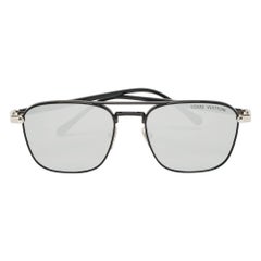 Louis Vuitton Black Mirrored Z2425U LV Signature Square Sunglasses