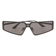 Balenciaga Black/Grey BB0192S Lunettes de soleil géométriques
