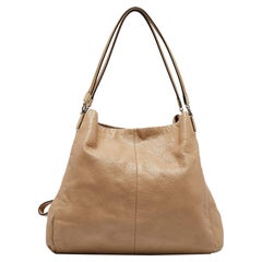 Coach Beige Leather Phoebe Madison Shoulder Bag