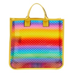 Gucci Multicolor Diamante Vinyl and Leather Tote