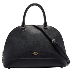 Coach Black Leather Sierra Satchel
