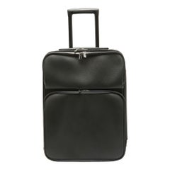 Schwarzes Taiga Pegase 55-Gepäckstück aus Leder von Louis Vuitton