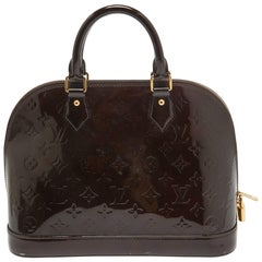 Louis Vuitton Amarante Monogram Vernis Alma PM Bag