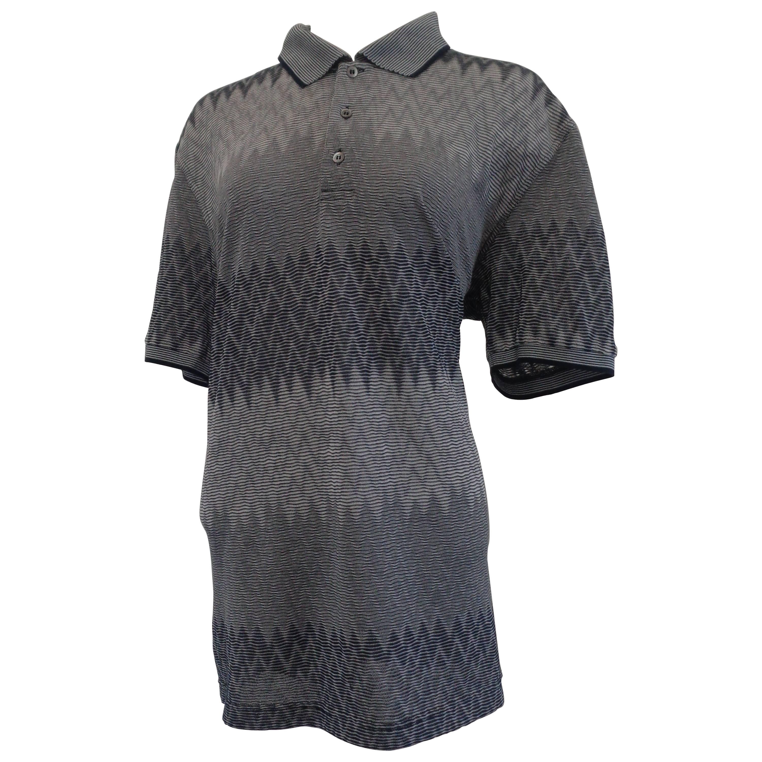 Missoni Grey Cotton Shirt For Sale