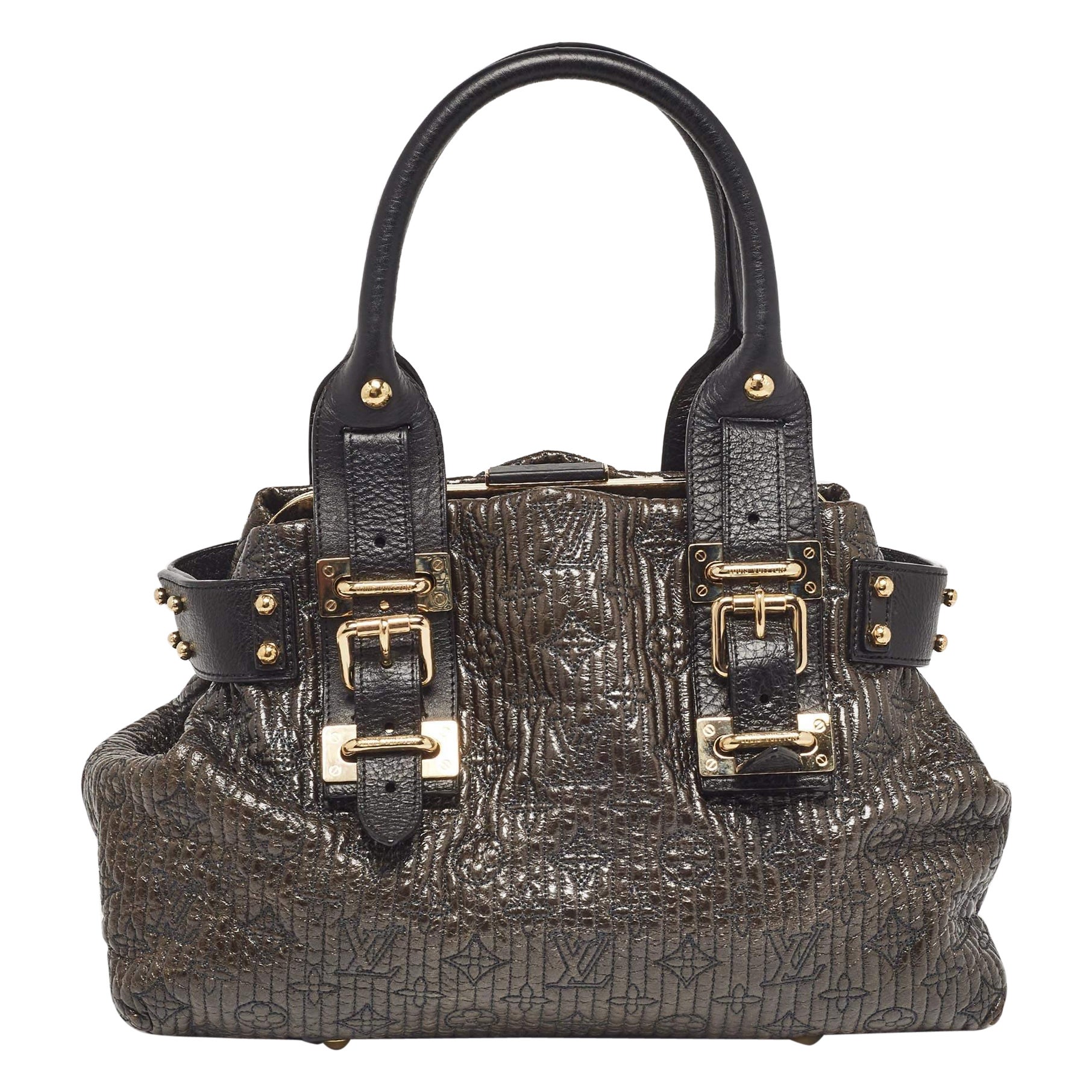 Louis Vuitton Black Monogram Motard Biker Bag For Sale