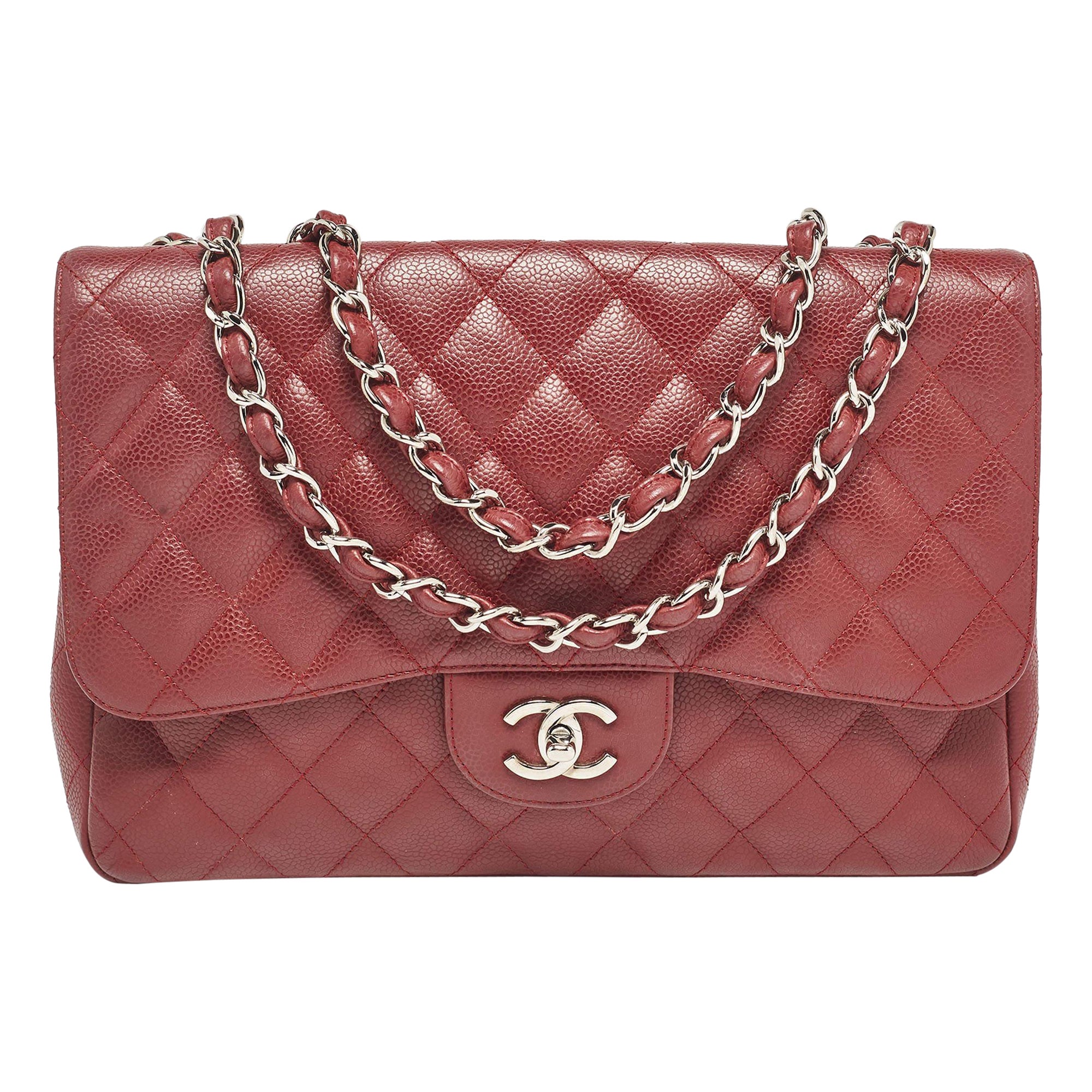 【ヴィンテージ】Rank:S☆Chanel Red 2Tone GHW No23 Flap Bag s-l1200.jpg