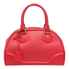 Louis Vuitton Rouge Epi Leather Montaigne PM Bag