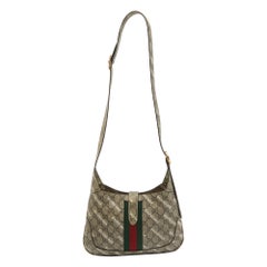 Gucci x Balenciaga Beige/Brown GG Supreme Canvas Small Jackie 1961 Hobo