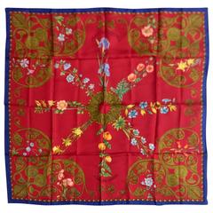 Hermes Arabesques Silk Twill Carre by Henri d
Origny