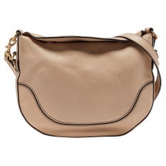 Marc Jacobs Beige Leather Small The Drifter Shoulder Bag