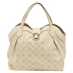 Bolso Louis Vuitton Lin Monograma Mahina Piel Cirrus MM