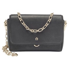Bolso Aigner Grazia de piel negra