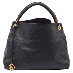 Louis Vuitton Bleu Infini Monogram Empreinte Leather Artsy MM Bag