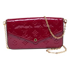 Louis Vuitton Indian Rose Monogram Vernis Pochette Felicie Bag