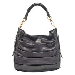 Dior Black Leather Libertine Hobo