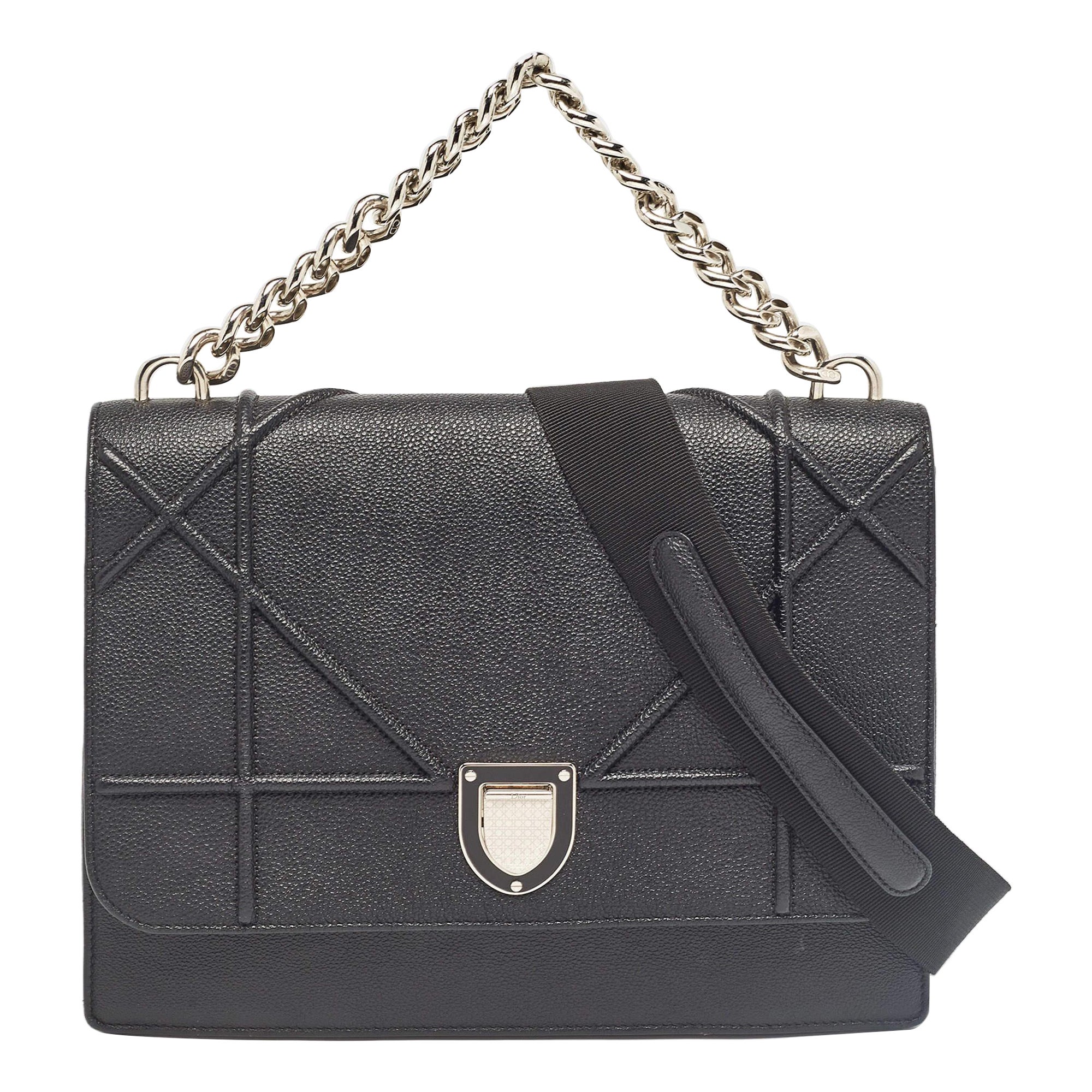 Dome Circular Top-Handle Bag In Trompe-L'Oeil Denim Leather main image 1