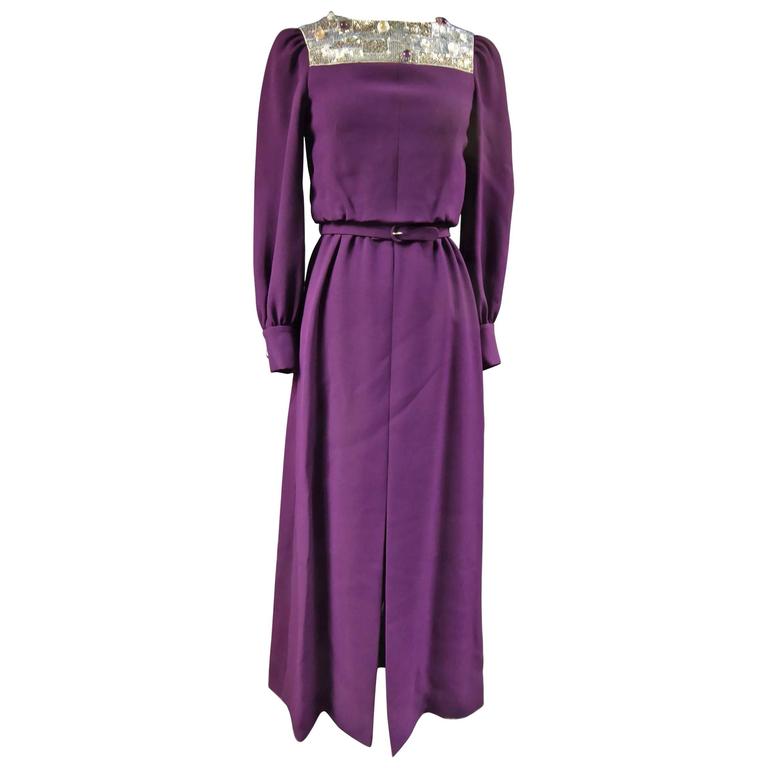 Nina Ricci Couture Kleid Kollektion Jeune Femme, 1970er Jahre 1