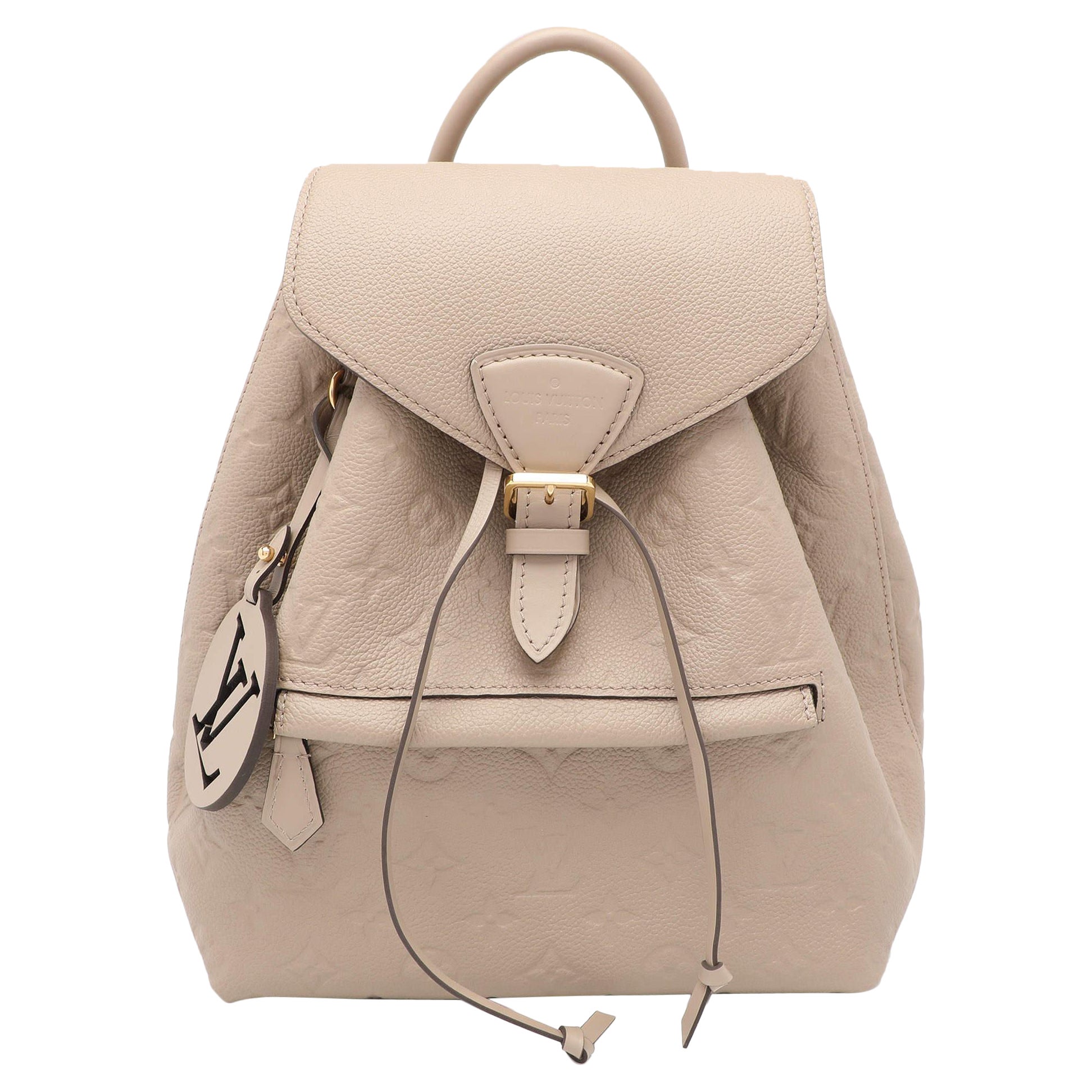 Louis Vuitton Beige Monogram Empriente Leather Montsouris PM Backpack