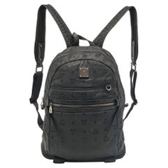 MCM Zaino Stark in nylon Visetos nero