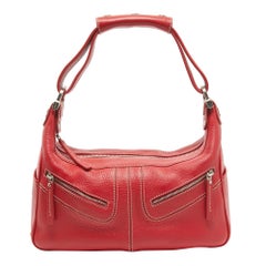 Tod's Milky Hobo aus rotem Leder