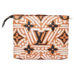 Louis Vuitton Cream/Caramel Monogram Giant Crafty Canvas Toiletry Pouch 26