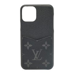 Louis Vuitton Monogram Eclipse Canvas and Leather iPhone 11Pro Bumper Case