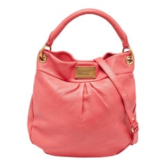 Marc by Marc Jacobs Coral Orange Leather Classic Q Hillier Hobo