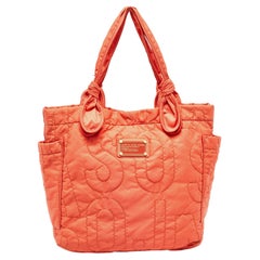 Marc by Marc jacobs - Tote media in nylon arancione con Pretty Tate