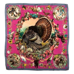 Hermès Texas Wildlife Scarf by Oliver in Box