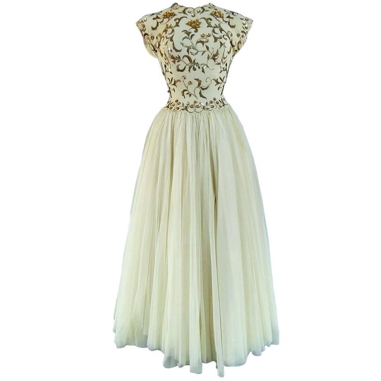 Cocktail Evening Dresses circa 1950